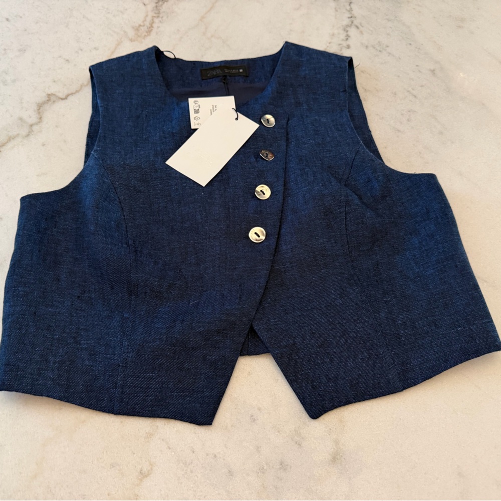 Zara LUXE 100% linen set.. - Picture 5 of 12